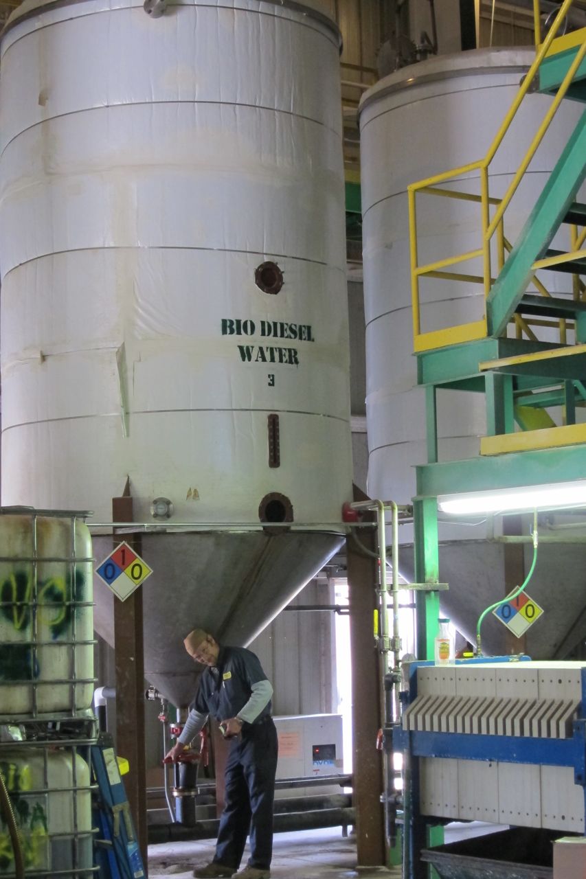 Tanks for biodiesel washing © Piedmont Biofuels Industrial for RSB