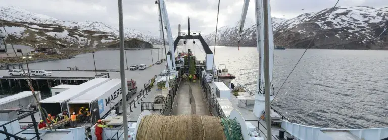 Alaskan pollock ship © Mark Meyer for MSC